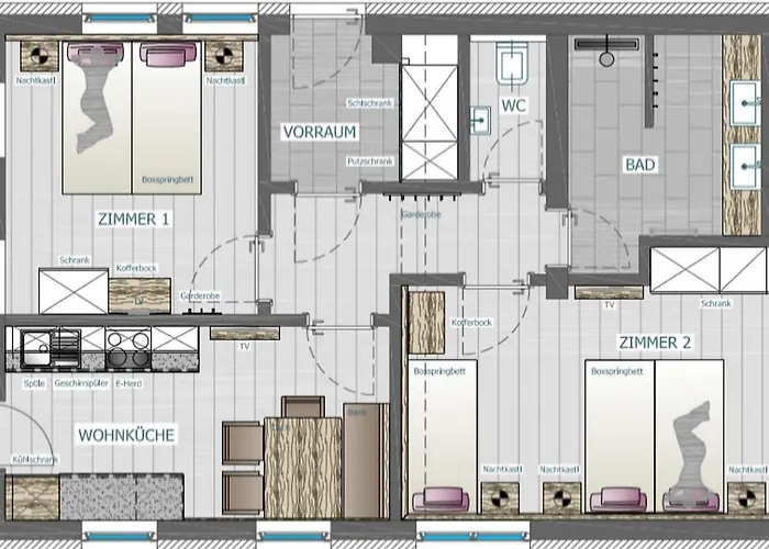 Wandspitz Apartman Tux